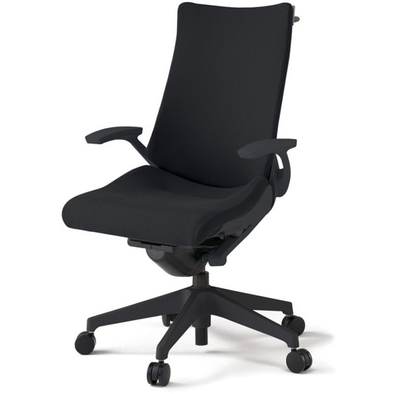 KG-435PSHM-T1T1 アクトチェア 固定肘 ハンガー ランバーサポートなし 樹脂脚 クロスPS ウレタンキャスター<配送時組立サービス付> 1台 イトーキ 【通販モノタロウ】
