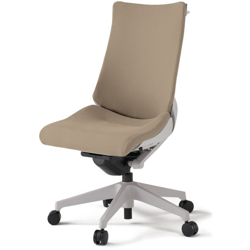 KG-430PSHM-GNY3 アクトチェア 肘なし ハンガー ランバーサポートなし 樹脂脚 クロスPS ウレタンキャスター<配送時組立サービス付> 1台 イトーキ 【通販モノタロウ】