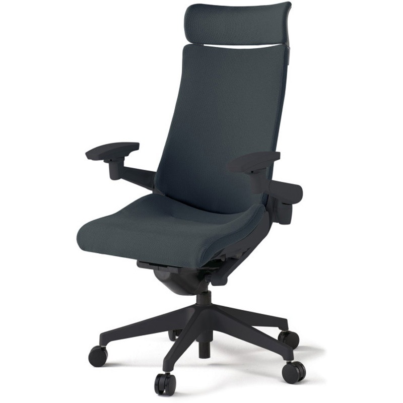 KG-417PSE-T1W2 アクトチェア エクストラハイバック 可動肘 ランバーサポート付 樹脂脚 クロスPS ナイロンキャスター<配送時組立サービス付> 1台 イトーキ 【通販モノタロウ】