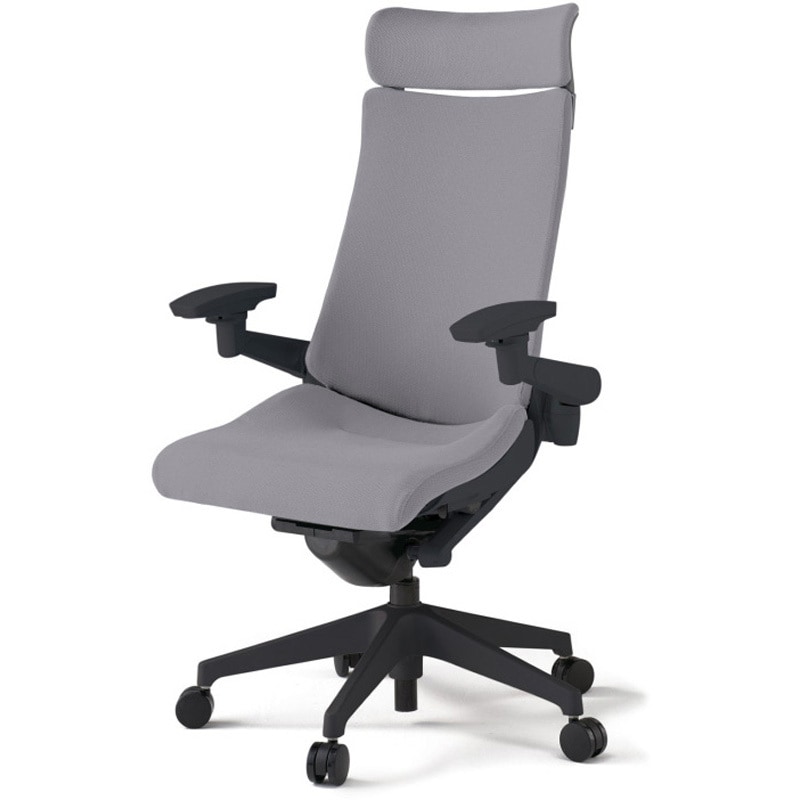 KG-417PSE-T1W6 アクトチェア エクストラハイバック 可動肘 ランバーサポート付 樹脂脚 クロスPS ナイロンキャスター<配送時組立サービス付> 1台 イトーキ 【通販モノタロウ】