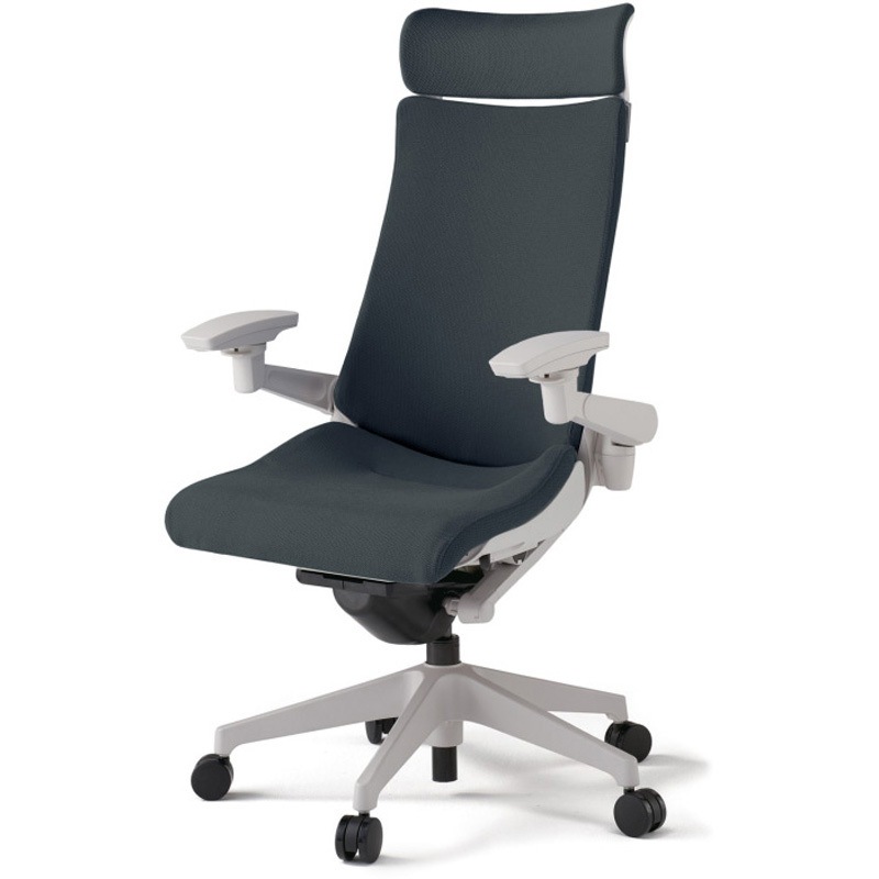 KG-417PSEM-GNW2 アクトチェア エクストラハイバック 可動肘 ランバーサポート付 樹脂脚 クロスPS ウレタンキャスター<配送時組立サービス付> 1台 イトーキ 【通販モノタロウ】