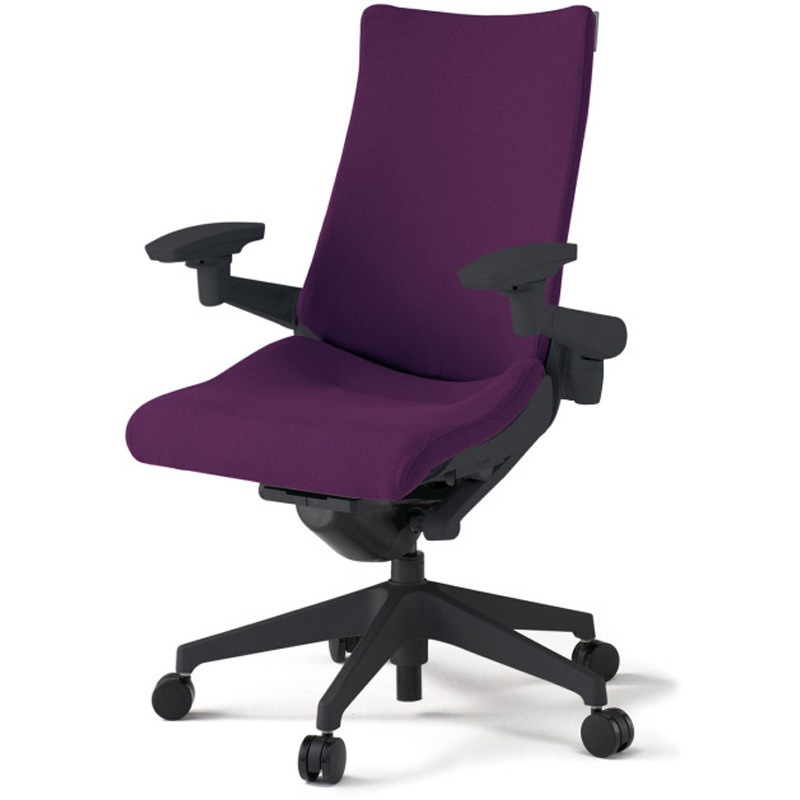 KG-417PS-T1X7 アクトチェア 可動肘 ランバーサポート付 樹脂脚 クロスPS ナイロンキャスター<配送時組立サービス付> 1台 イトーキ 【通販モノタロウ】