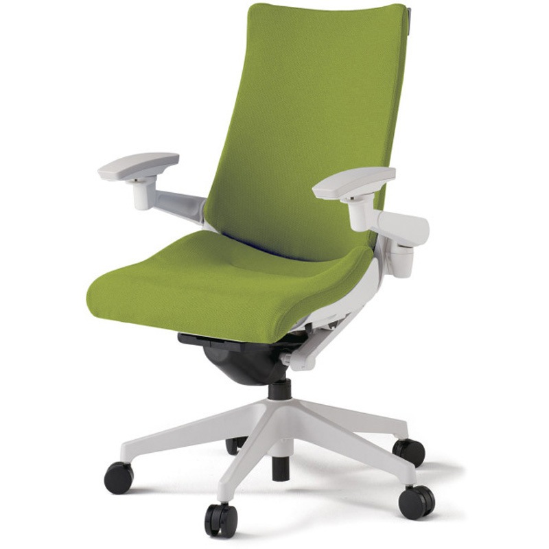 KG-417PS-W9Q6 アクトチェア 可動肘 ランバーサポート付 樹脂脚 クロスPS ナイロンキャスター<配送時組立サービス付> 1台 イトーキ 【通販モノタロウ】