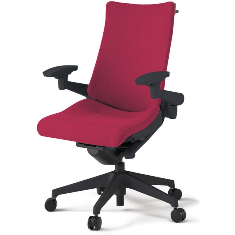 KG-417PSH-T1M4 アクトチェア 可動肘 ハンガー ランバーサポート付 樹脂脚 クロスPS ナイロンキャスター<配送時組立サービス付> 1台 イトーキ 【通販モノタロウ】