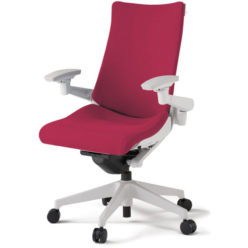 KG-417PSH-W9M4 アクトチェア 可動肘 ハンガー ランバーサポート付 樹脂脚 クロスPS ナイロンキャスター<配送時組立サービス付> 1台 イトーキ 【通販モノタロウ】