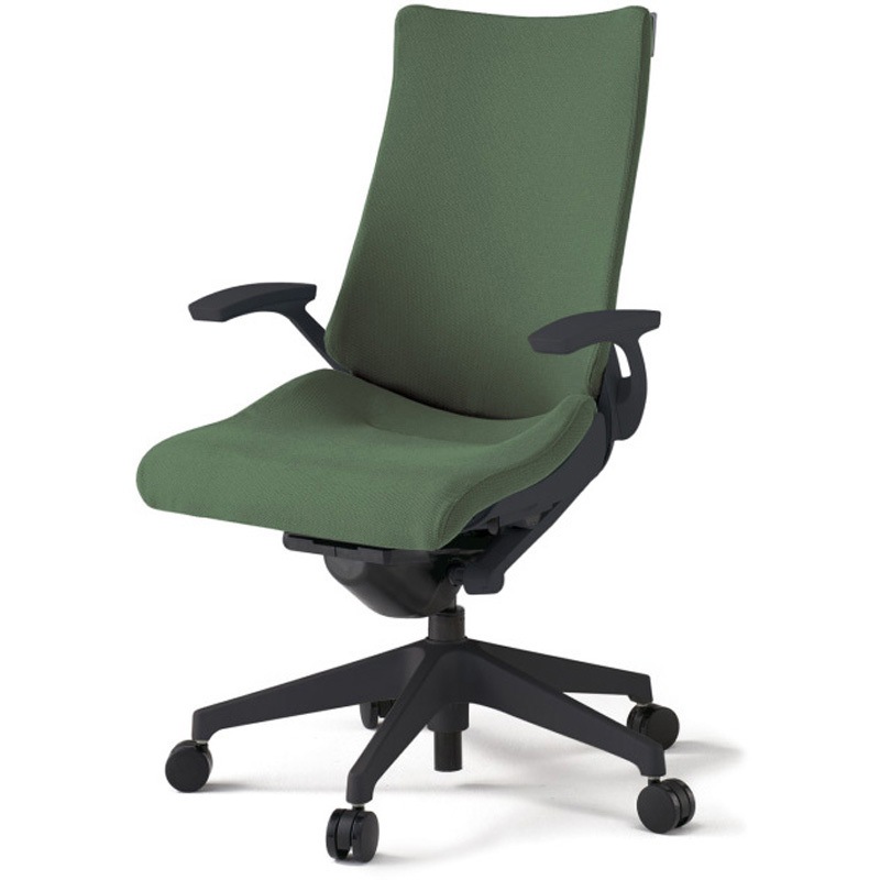 KG-415PSM-T1Q2 アクトチェア 固定肘 ランバーサポート付 樹脂脚 クロスPS ウレタンキャスター<配送時組立サービス付> 1台 イトーキ 【通販モノタロウ】