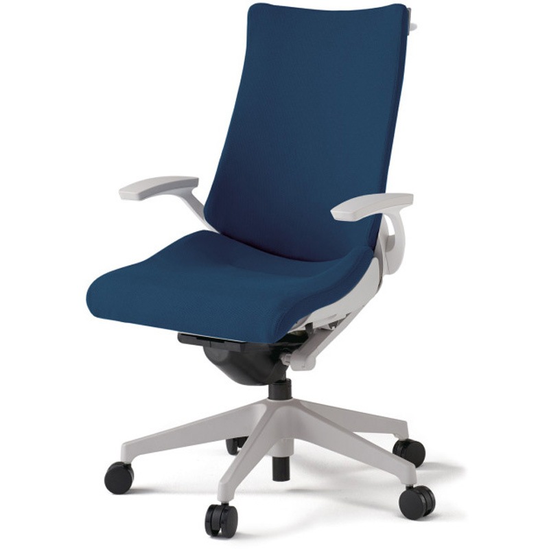 KG-415PSH-GNB2 アクトチェア 固定肘 ハンガー ランバーサポート付 樹脂脚 クロスPS ナイロンキャスター<配送時組立サービス付> 1台 イトーキ 【通販モノタロウ】 65,890円