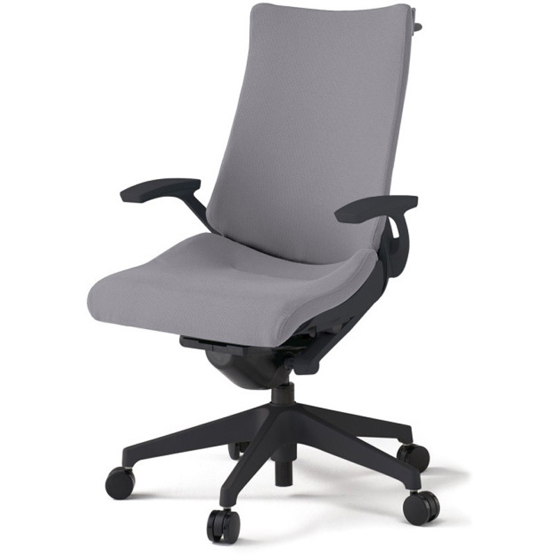 KG-415PSH-T1W6 アクトチェア 固定肘 ハンガー ランバーサポート付 樹脂脚 クロスPS ナイロンキャスター<配送時組立サービス付> 1台 イトーキ 【通販モノタロウ】