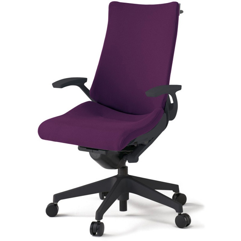 KG-415PSH-T1X7 アクトチェア 固定肘 ハンガー ランバーサポート付 樹脂脚 クロスPS ナイロンキャスター<配送時組立サービス付> 1台 イトーキ 【通販モノタロウ】