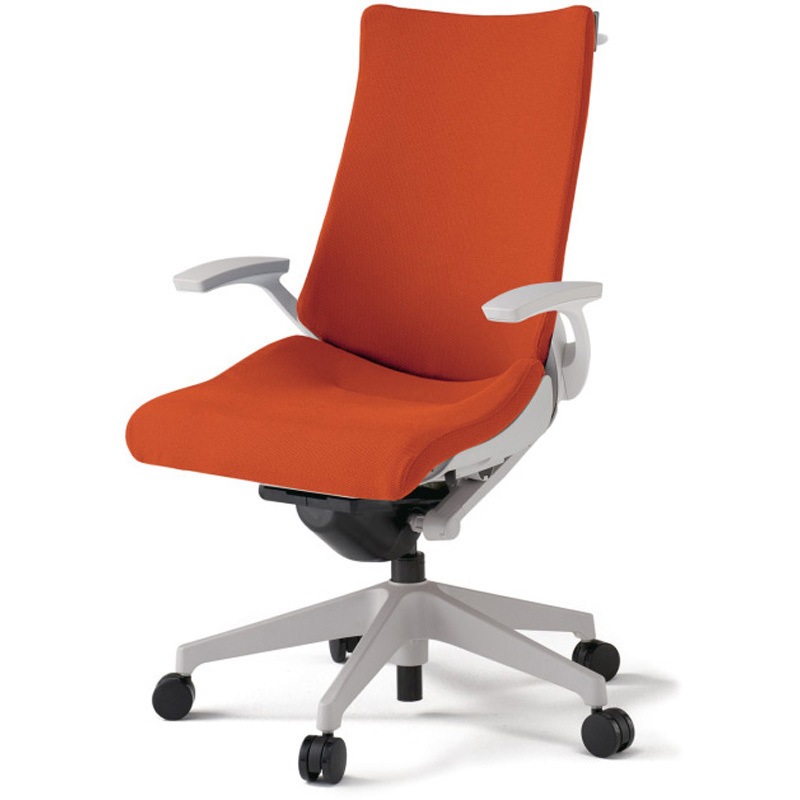 KG-415PSHM-GND3 アクトチェア 固定肘 ハンガー ランバーサポート付 樹脂脚 クロスPS ウレタンキャスター<配送時組立サービス付> 1台 イトーキ 【通販モノタロウ】