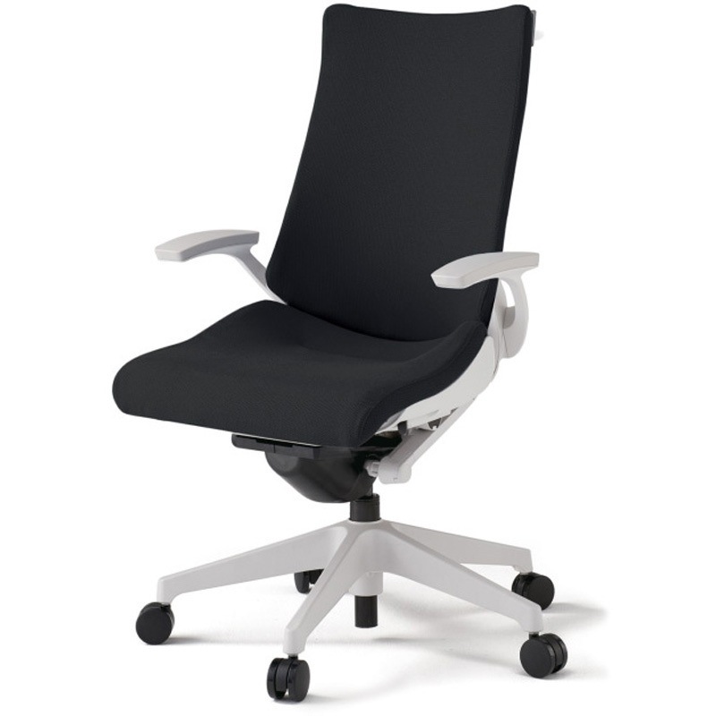 KG-415PSHM-W9T1 アクトチェア 固定肘 ハンガー ランバーサポート付 樹脂脚 クロスPS ウレタンキャスター<配送時組立サービス付> 1台 イトーキ 【通販モノタロウ】