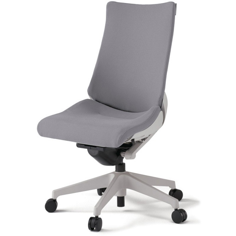 KG-410PS-GNW6 アクトチェア 肘なし ランバーサポート付 樹脂脚 クロスPS ナイロンキャスター<配送時組立サービス付> 1台 イトーキ 【通販モノタロウ】