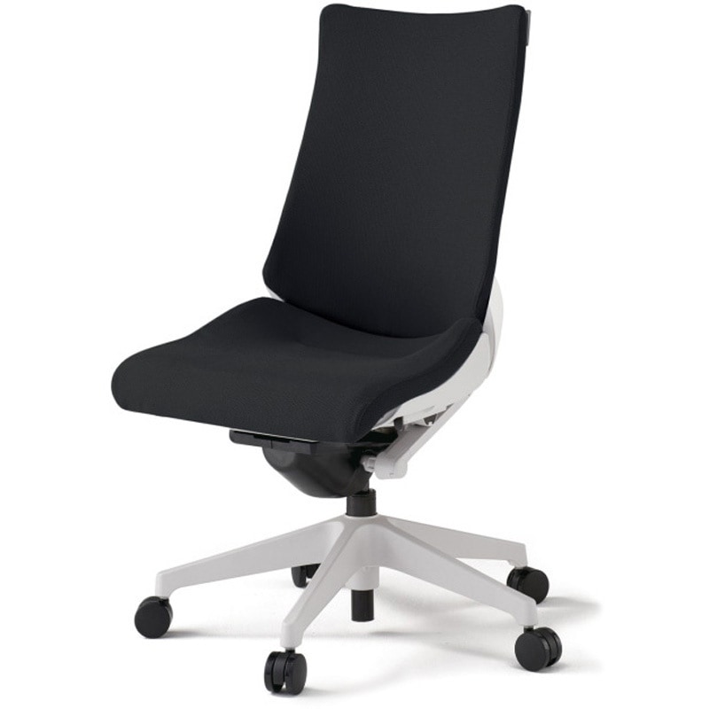 KG-410PS-W9T1 アクトチェア 肘なし ランバーサポート付 樹脂脚 クロスPS ナイロンキャスター<配送時組立サービス付> 1台 イトーキ 【通販モノタロウ】