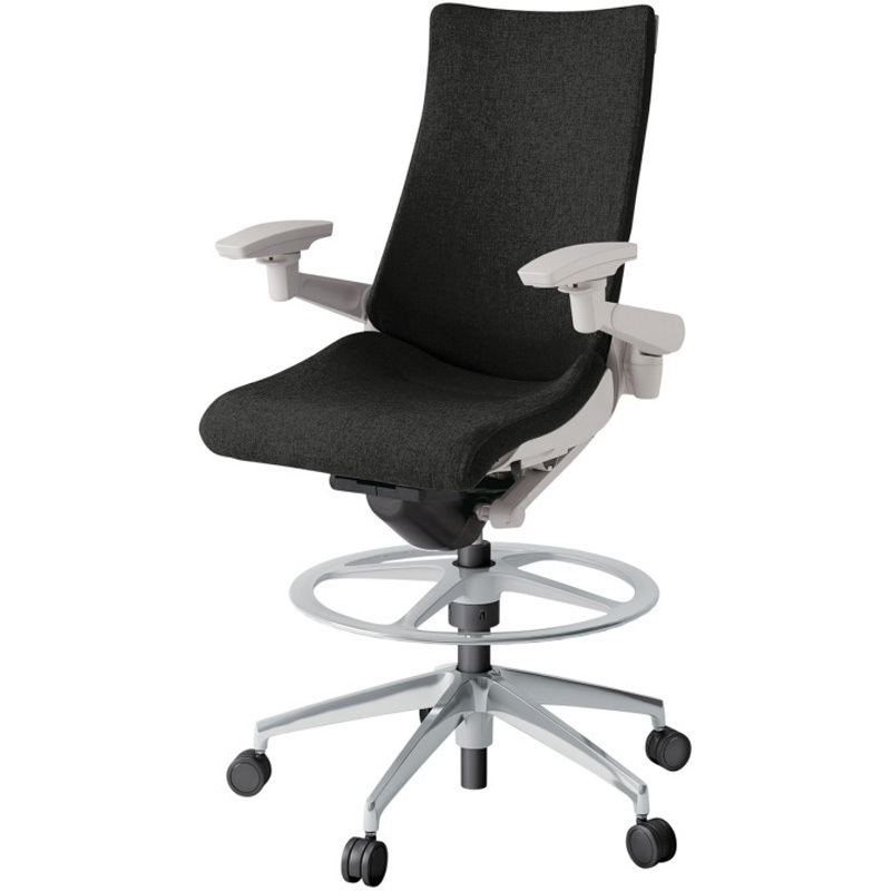 KG-437SAP1ZNT1 アクトチェア ハイポジションタイプ 可動肘 ランバーサポートなし アルミミラー脚 クロスSA<配送時組立サービス付> 1台 イトーキ 【通販モノタロウ】