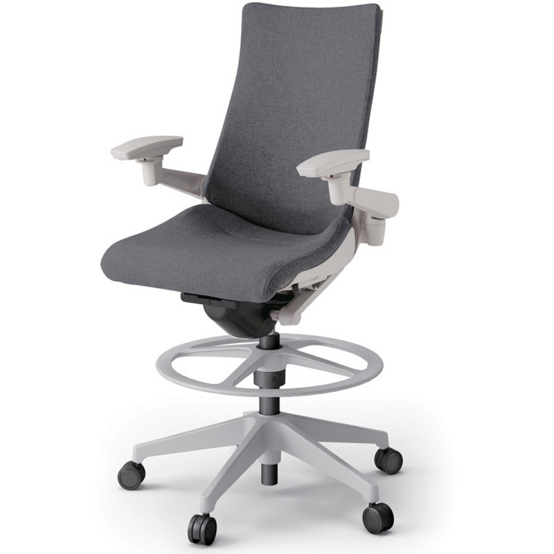 KG-437SAP1GNT3 アクトチェア ハイポジションタイプ 可動肘 ランバーサポートなし 樹脂脚 クロスSA<配送時組立サービス付> 1台 イトーキ 【通販モノタロウ】