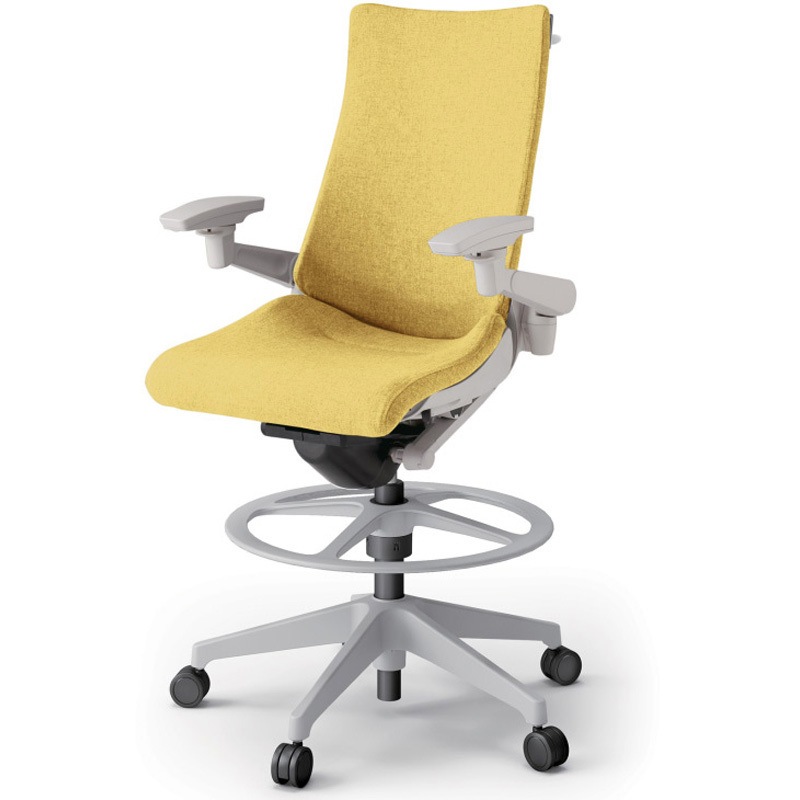 KG-437SAHP1GNU6 アクトチェア ハイポジションタイプ 可動肘 ハンガー ランバーサポートなし 樹脂脚 クロスSA<配送時組立サービス付> 1台 イトーキ 【通販モノタロウ】 87,890円