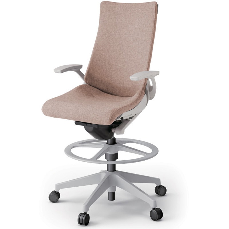 KG-415SAP1GNF6 アクトチェア ハイポジションタイプ 固定肘 ランバーサポート付 樹脂脚 クロスSA<配送時組立サービス付> 1台 イトーキ 【通販モノタロウ】