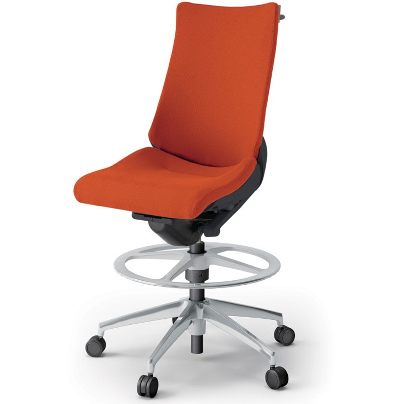 KG-430PSHP-ZTD3 アクトチェア ハイポジションタイプ 肘なし ハンガー ランバーサポートなし アルミミラー脚 クロスPS<配送時組立サービス付> 1台 イトーキ 【通販モノタロウ】 71,390円