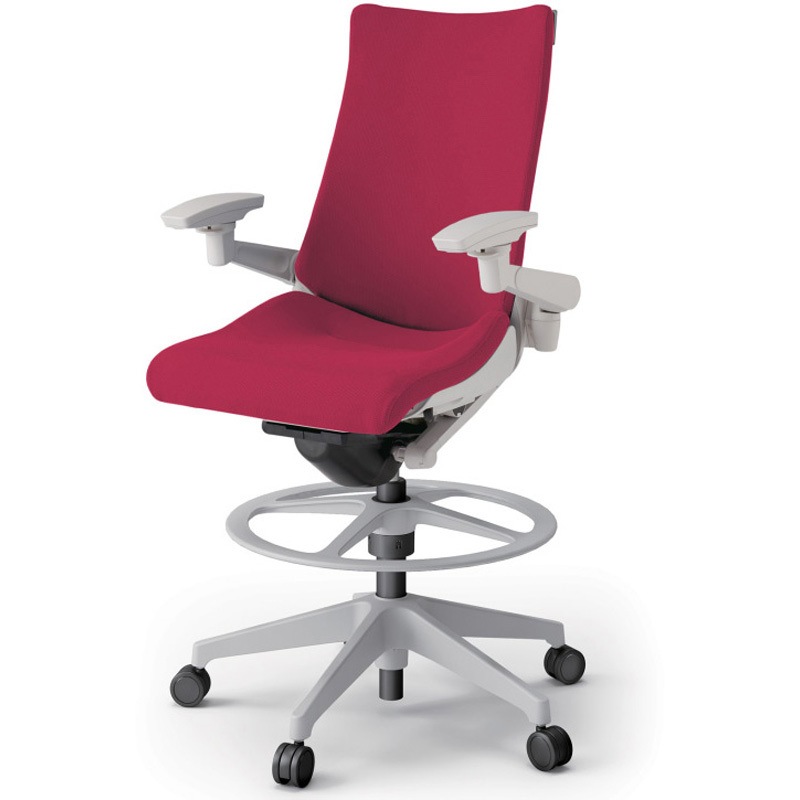 KG-437PSP-GNM4 アクトチェア ハイポジションタイプ 可動肘 ランバーサポートなし 樹脂脚 クロスPS<配送時組立サービス付> 1台 イトーキ 【通販モノタロウ】