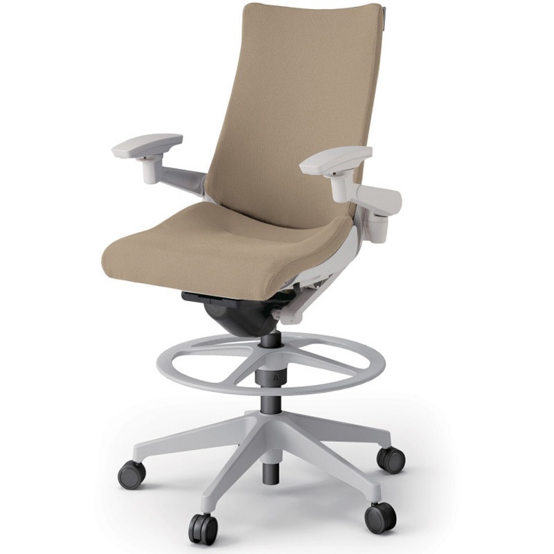 KG-437PSP-GNY3 アクトチェア ハイポジションタイプ 可動肘 ランバーサポートなし 樹脂脚 クロスPS<配送時組立サービス付> 1台 イトーキ 【通販モノタロウ】 76,890円