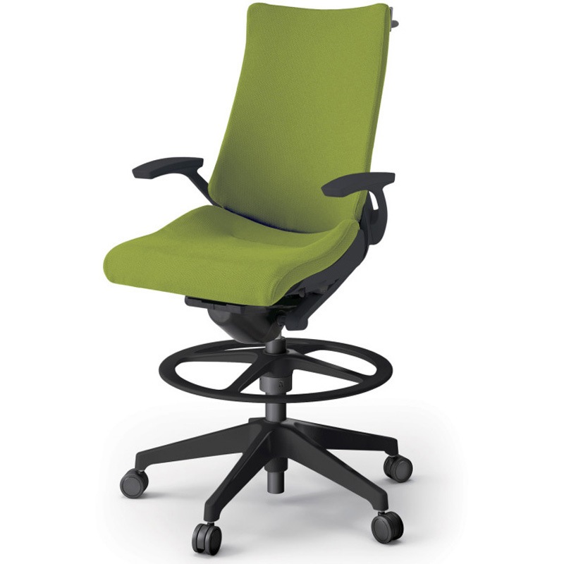 KG-435PSHP-T1Q6 アクトチェア ハイポジションタイプ 固定肘 ハンガー ランバーサポートなし 樹脂脚 クロスPS<配送時組立サービス付> 1台 イトーキ 【通販モノタロウ】椅子