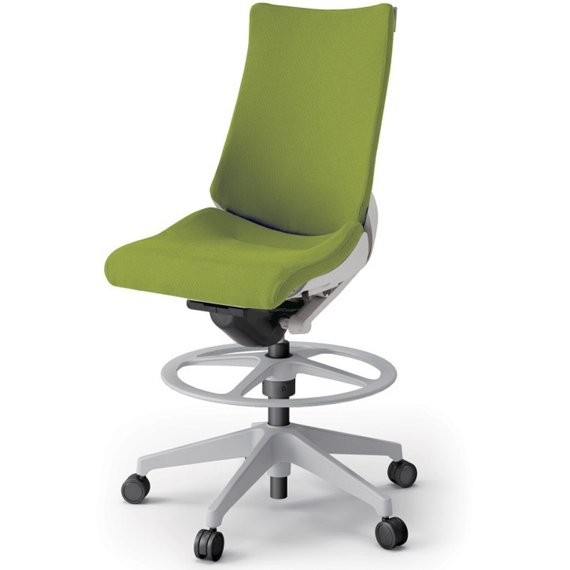 KG-430PSP-GNQ6 アクトチェア ハイポジションタイプ 肘なし ランバーサポートなし 樹脂脚 クロスPS<配送時組立サービス付> 1台 イトーキ 【通販モノタロウ】