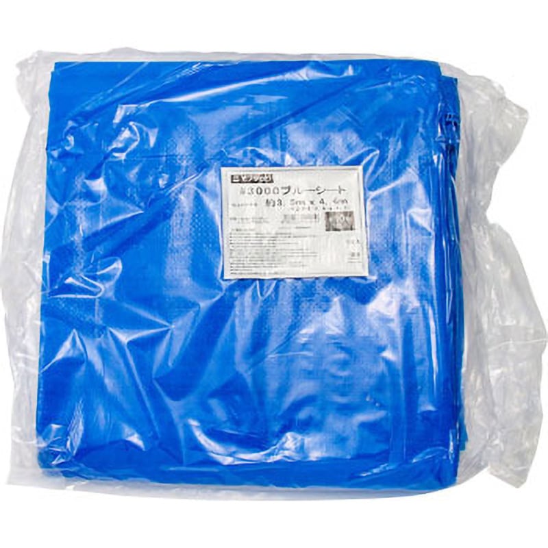 3.6×4.5 ブルーシート ♯3000 モノタロウ 折りたたみタイプ 呼び縦3.6m