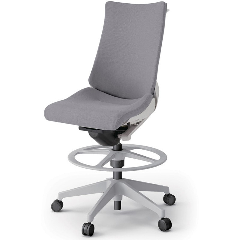 KG-430PSHP-GNW6 アクトチェア ハイポジションタイプ 肘なし ハンガー ランバーサポートなし 樹脂脚 クロスPS<配送時組立サービス付> 1台 イトーキ 【通販モノタロウ】