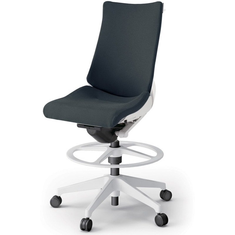 KG-430PSHP-W9W2 アクトチェア ハイポジションタイプ 肘なし ハンガー ランバーサポートなし 樹脂脚 クロスPS<配送時組立サービス付> 1台 イトーキ 【通販モノタロウ】