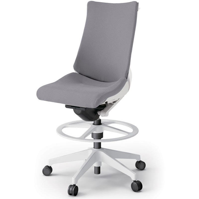 KG-430PSHP-W9W6 アクトチェア ハイポジションタイプ 肘なし ハンガー ランバーサポートなし 樹脂脚 クロスPS<配送時組立サービス付> 1台 イトーキ 【通販モノタロウ】