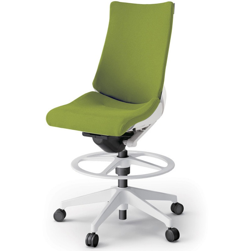 KG-410PSP-W9Q6 アクトチェア ハイポジションタイプ 肘なし ランバーサポート付 樹脂脚 クロスPS<配送時組立サービス付> 1台 イトーキ 【通販モノタロウ】