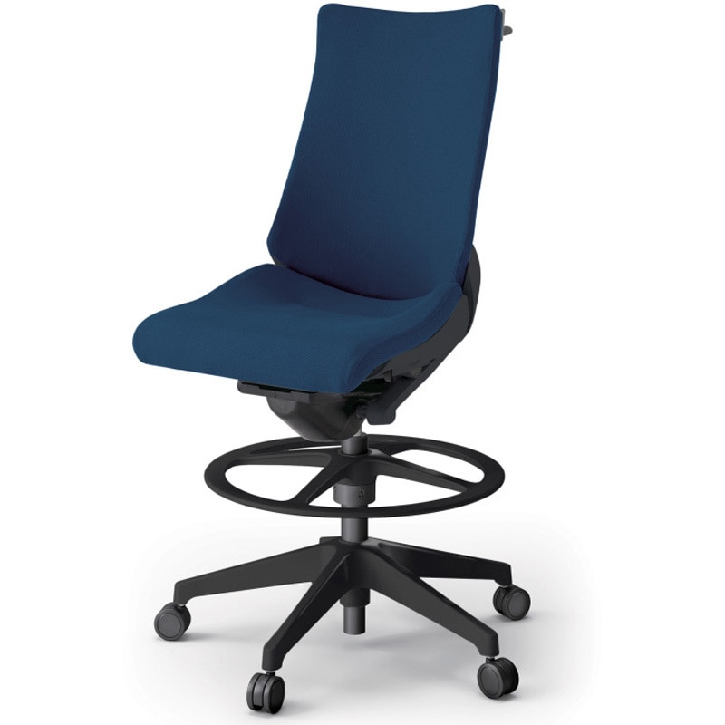 KG-410PSHP-T1B2 アクトチェア ハイポジションタイプ 肘なし ハンガー ランバーサポート付 樹脂脚 クロスPS<配送時組立サービス付> 1台 イトーキ 【通販モノタロウ】