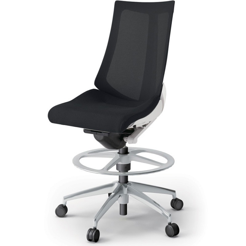 KG-470JVP-ZWT1 アクトチェア ハイポジションタイプ 肘なし ランバーサポートなし アルミミラー脚 メッシュJV<配送時組立サービス付> 1台 イトーキ 【通販モノタロウ】 71,390円