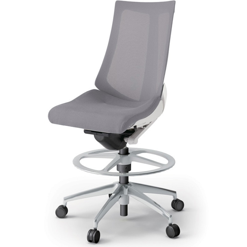 KG-470JVP-ZWW6 アクトチェア ハイポジションタイプ 肘なし ランバーサポートなし アルミミラー脚 メッシュJV<配送時組立サービス付> 1台 イトーキ 【通販モノタロウ】 71,390円