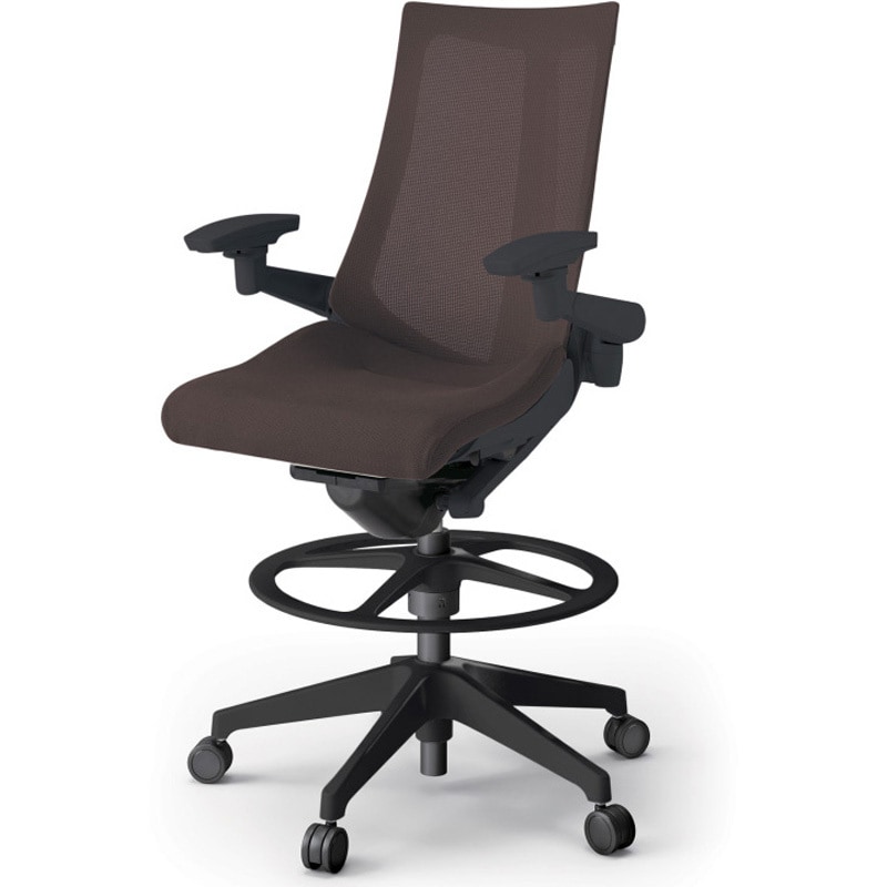 KG-477JVP-T1H2 アクトチェア ハイポジションタイプ 可動肘 ランバーサポートなし 樹脂脚 メッシュJV<配送時組立サービス付> 1台 イトーキ 【通販モノタロウ】