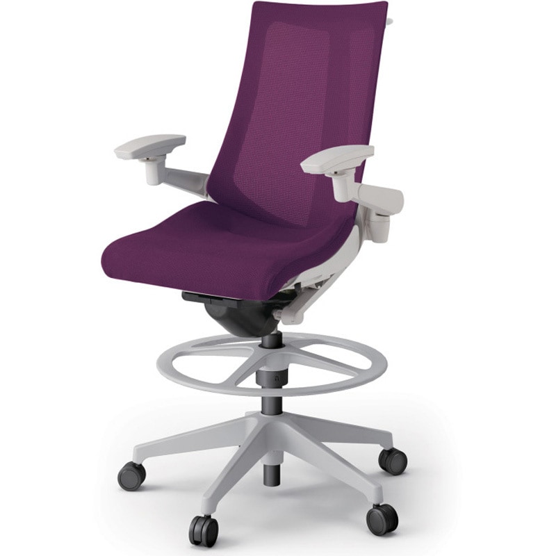 KG-477JVHP-GNX7 アクトチェア ハイポジションタイプ 可動肘 ハンガー ランバーサポートなし 樹脂脚 メッシュJV<配送時組立サービス付> 1台 イトーキ 【通販モノタロウ】 87,890円