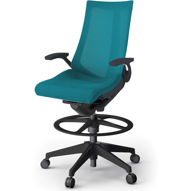 KG-475JVP-T1A3 アクトチェア ハイポジションタイプ 固定肘 ランバーサポートなし 樹脂脚 メッシュJV<配送時組立サービス付> 1台 イトーキ 【通販モノタロウ】