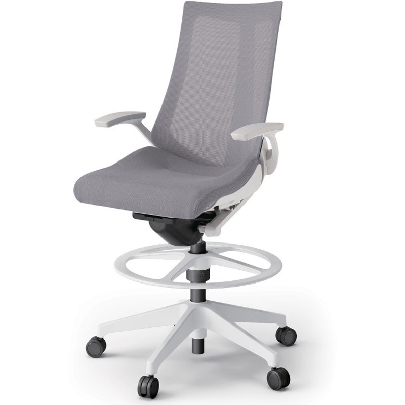 KG-475JVP-W9W6 アクトチェア ハイポジションタイプ 固定肘 ランバーサポートなし 樹脂脚 メッシュJV<配送時組立サービス付> 1台 イトーキ 【通販モノタロウ】