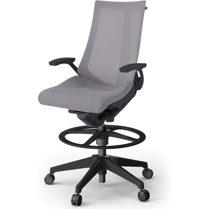 KG-475JVHP-T1W6 アクトチェア ハイポジションタイプ 固定肘 ハンガー ランバーサポートなし 樹脂脚 メッシュJV<配送時組立サービス付> 1台 イトーキ 【通販モノタロウ】