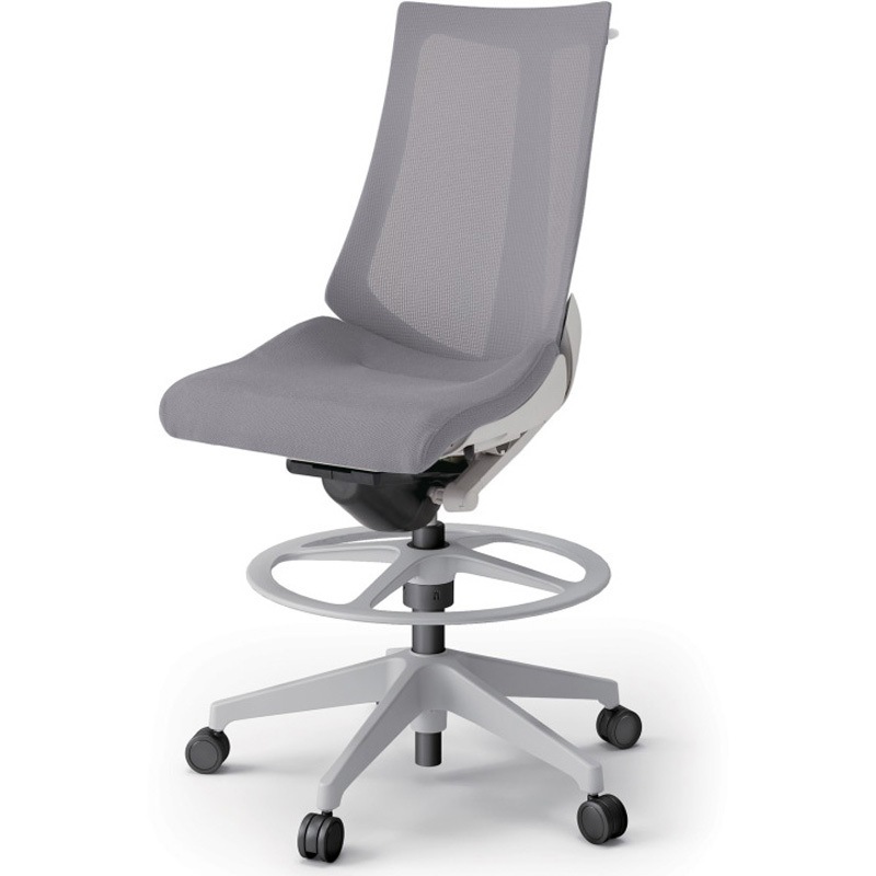 KG-470JVHP-GNW6 アクトチェア ハイポジションタイプ 肘なし ハンガー ランバーサポートなし 樹脂脚 メッシュJV<配送時組立サービス付> 1台 イトーキ 【通販モノタロウ】