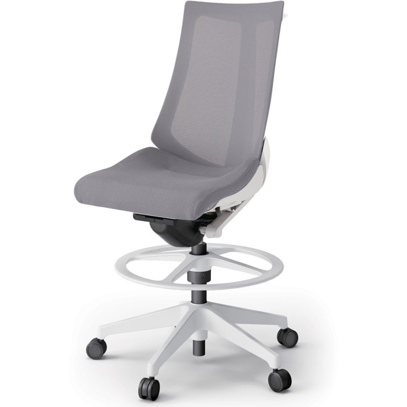 KG-470JVHP-W9W6 アクトチェア ハイポジションタイプ 肘なし ハンガー ランバーサポートなし 樹脂脚 メッシュJV<配送時組立サービス付> 1台 イトーキ 【通販モノタロウ】