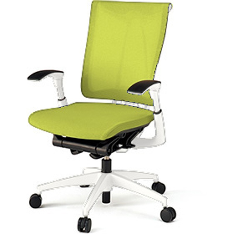 KF-577JB1-WWQ6 セレーオチェア スタンダードタイプ 可動肘 メッシュJB<配送時組立サービス付> イトーキ ホワイト 高さ980mm幅640mm奥行635mm  KF-577JB1-WWQ6