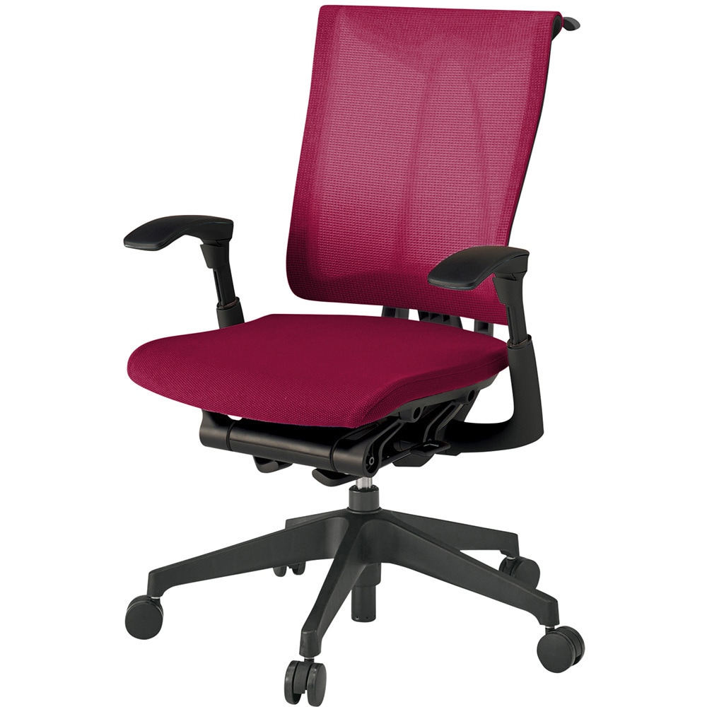 KF-577JBH1TTM4 セレーオチェア スタンダードタイプ 可動肘 ハンガー メッシュJB<配送時組立サービス付> イトーキ ホワイト 高さ990mm幅640mm奥行680mm  KF-577JBH1TTM4