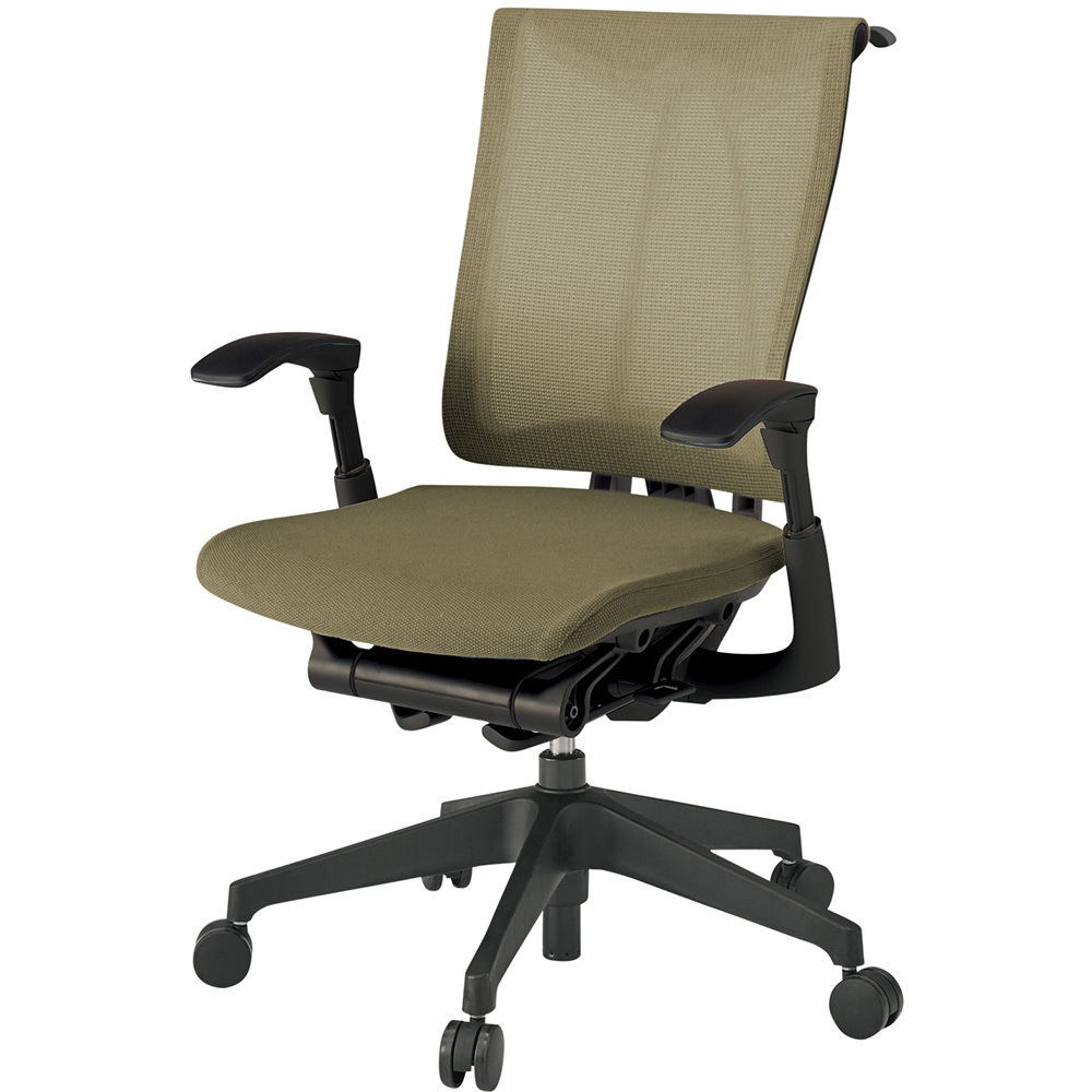 KF-577JBH1TTY3 セレーオチェア スタンダードタイプ 可動肘 ハンガー メッシュJB<配送時組立サービス付> イトーキ ホワイト 高さ990mm幅640mm奥行680mm  KF-577JBH1TTY3