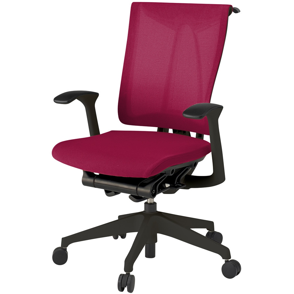 KF-575JBH1TTM4 セレーオチェア スタンダードタイプ 固定肘 ハンガー メッシュJB<配送時組立サービス付> イトーキ ホワイト 高さ990mm幅660mm奥行680mm  KF-575JBH1TTM4