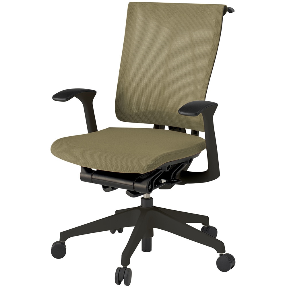 KF-575JBH1TTY3 セレーオチェア スタンダードタイプ 固定肘 ハンガー メッシュJB<配送時組立サービス付> イトーキ ホワイト 高さ990mm幅660mm奥行680mm  KF-575JBH1TTY3