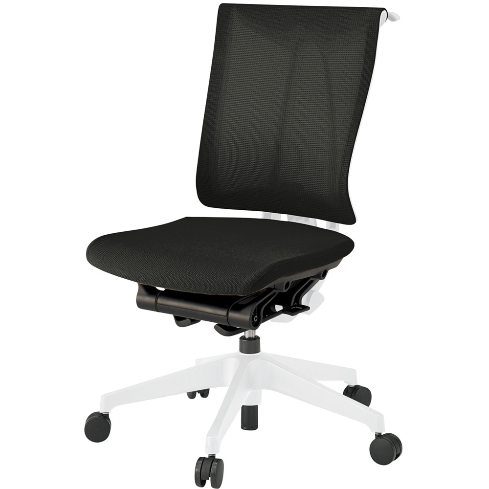 KF-570JBH1WWT1 セレーオチェア スタンダードタイプ 肘なし ハンガー メッシュJB<配送時組立サービス付> イトーキ ホワイト 高さ990mm幅500mm奥行680mm  KF-570JBH1WWT1