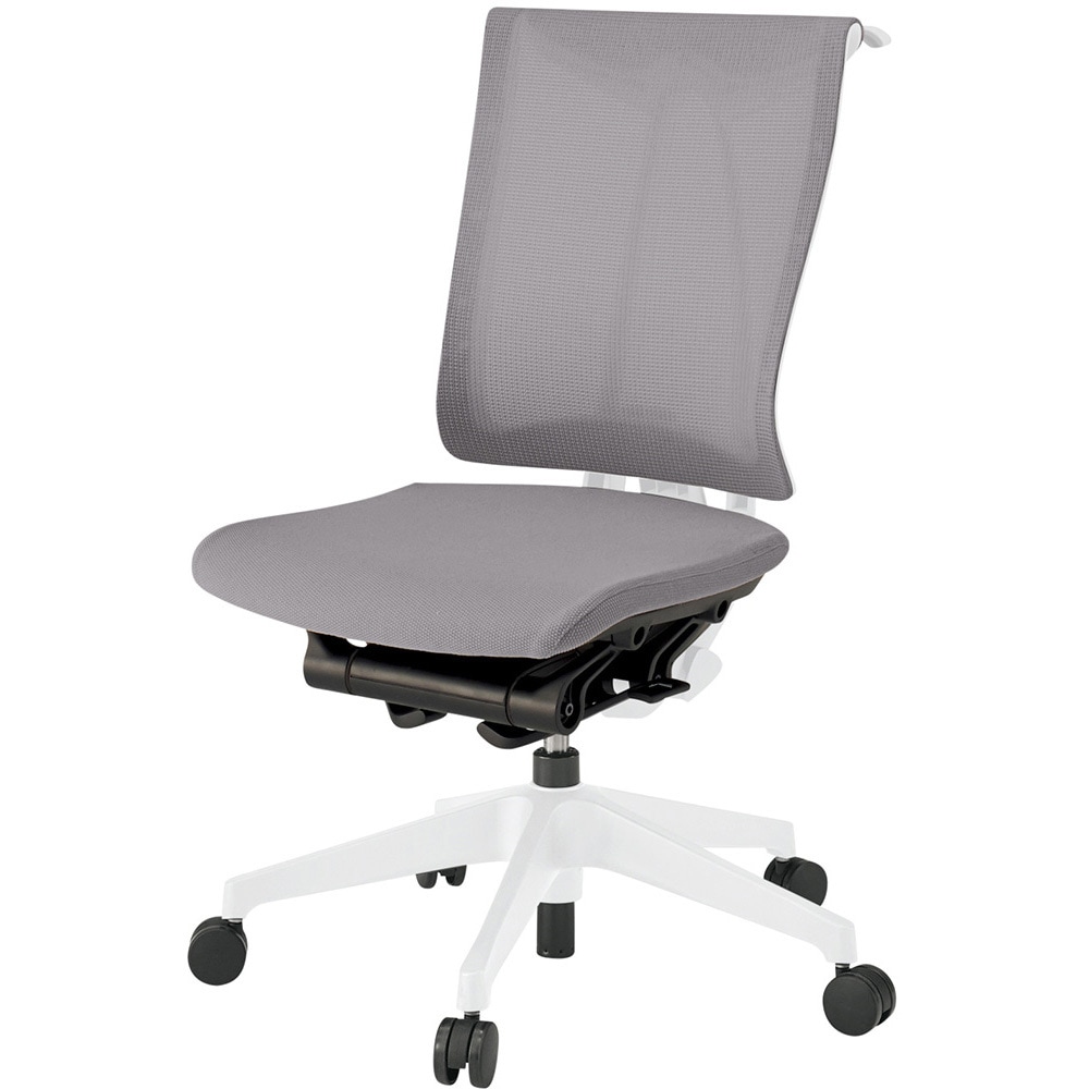KF-570JBH1WWW6 セレーオチェア スタンダードタイプ 肘なし ハンガー メッシュJB<配送時組立サービス付> イトーキ ホワイト 高さ990mm幅500mm奥行680mm  KF-570JBH1WWW6