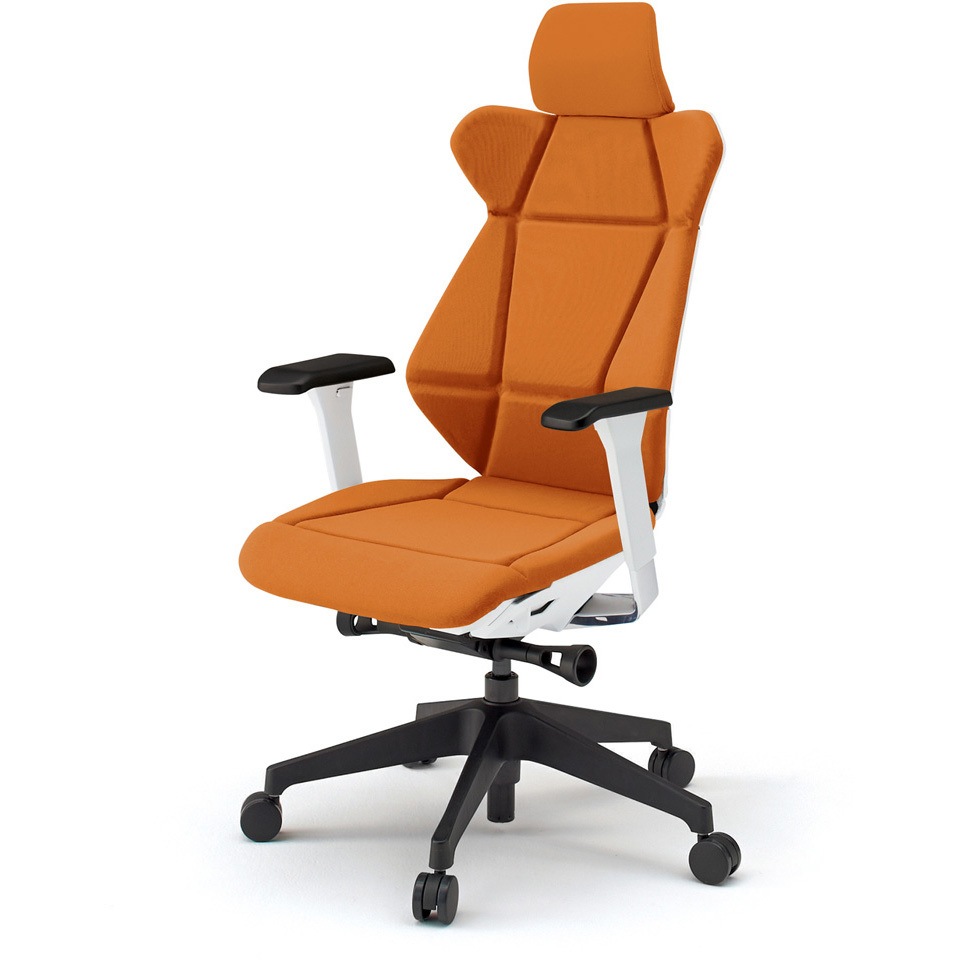 KF-857GC-TWD3 フリップフラップチェア エクストラハイバック 可動肘 ランバーサポート付 樹脂脚<配送時組立サービス付> 1台 イトーキ 【通販モノタロウ】