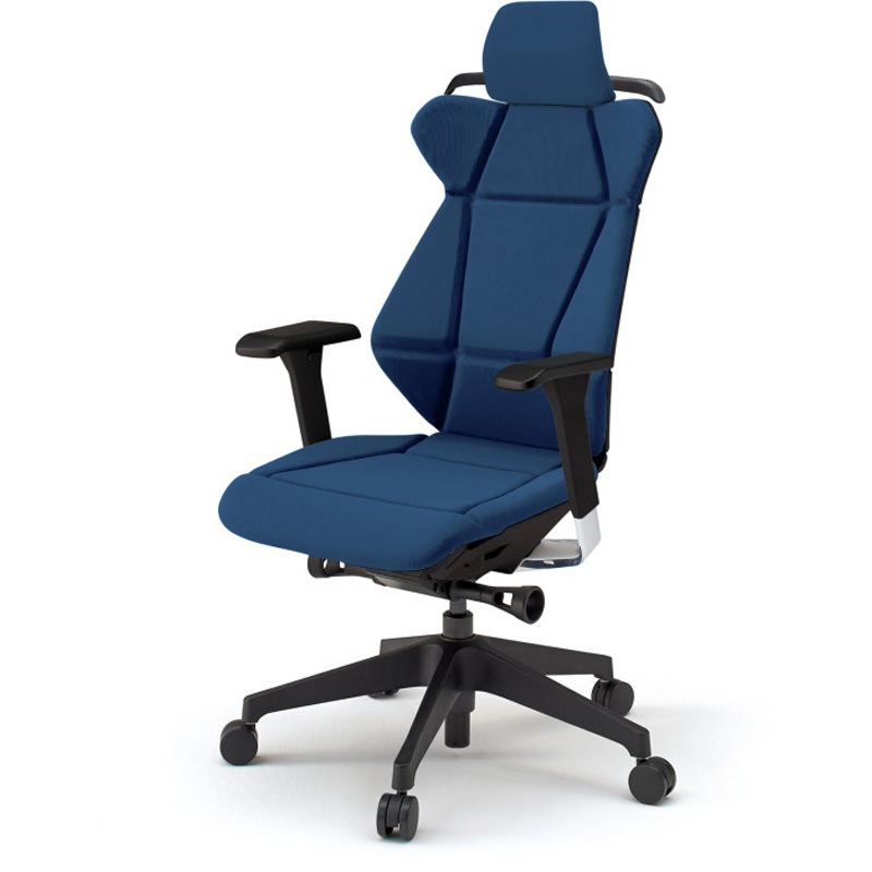 KF-857GCH-TTB2 フリップフラップチェア エクストラハイバック 可動肘 ハンガー ランバーサポート付 樹脂脚<配送時組立サービス付> 1台 イトーキ 【通販モノタロウ】